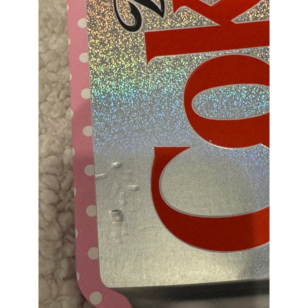 Diet Coke Girly 16 Oz Glass Tumbler Notepad & Sticker Bundle NWT - Picture 8 of 10